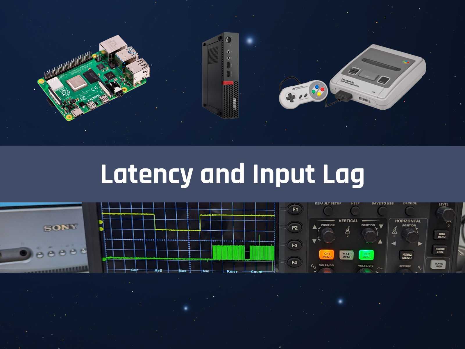 Latency and input lag in videogaming