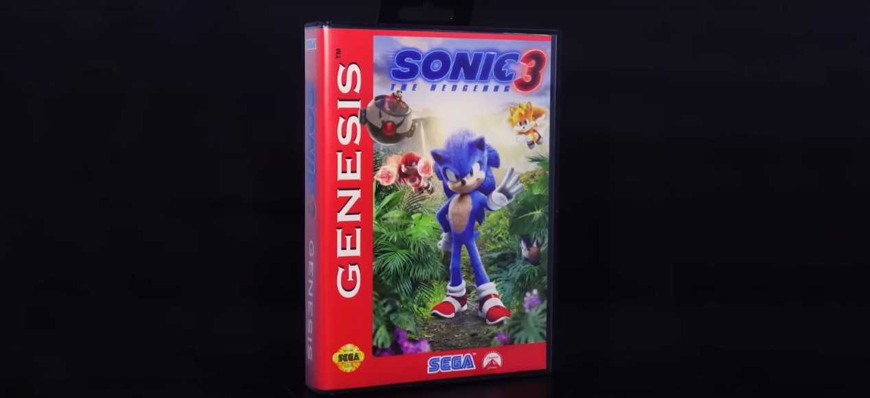 Paramount sort le grand jeu (en cartouche) pour le film Sonic 3