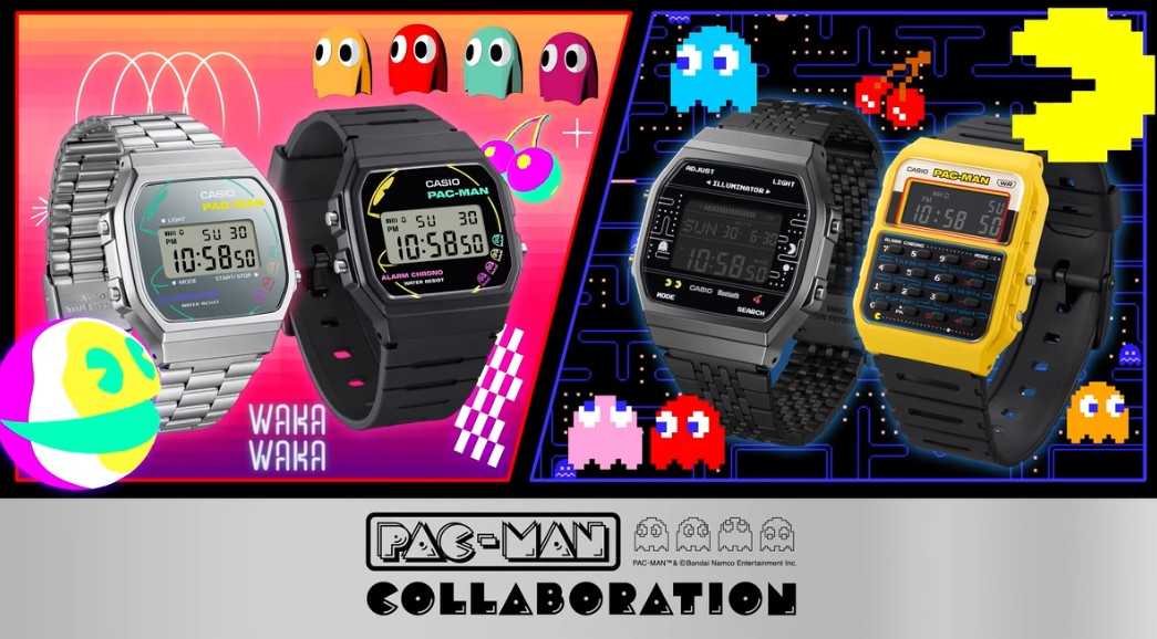 CASIO celebrates PAC-MAN with a collection of brand new watches