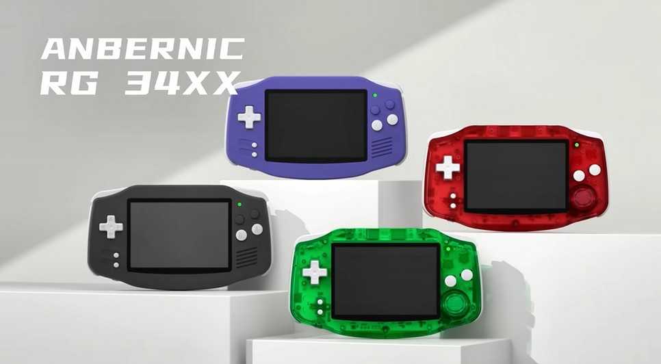 Anbernic unveils its new retrogaming handheld console: the RG34XX