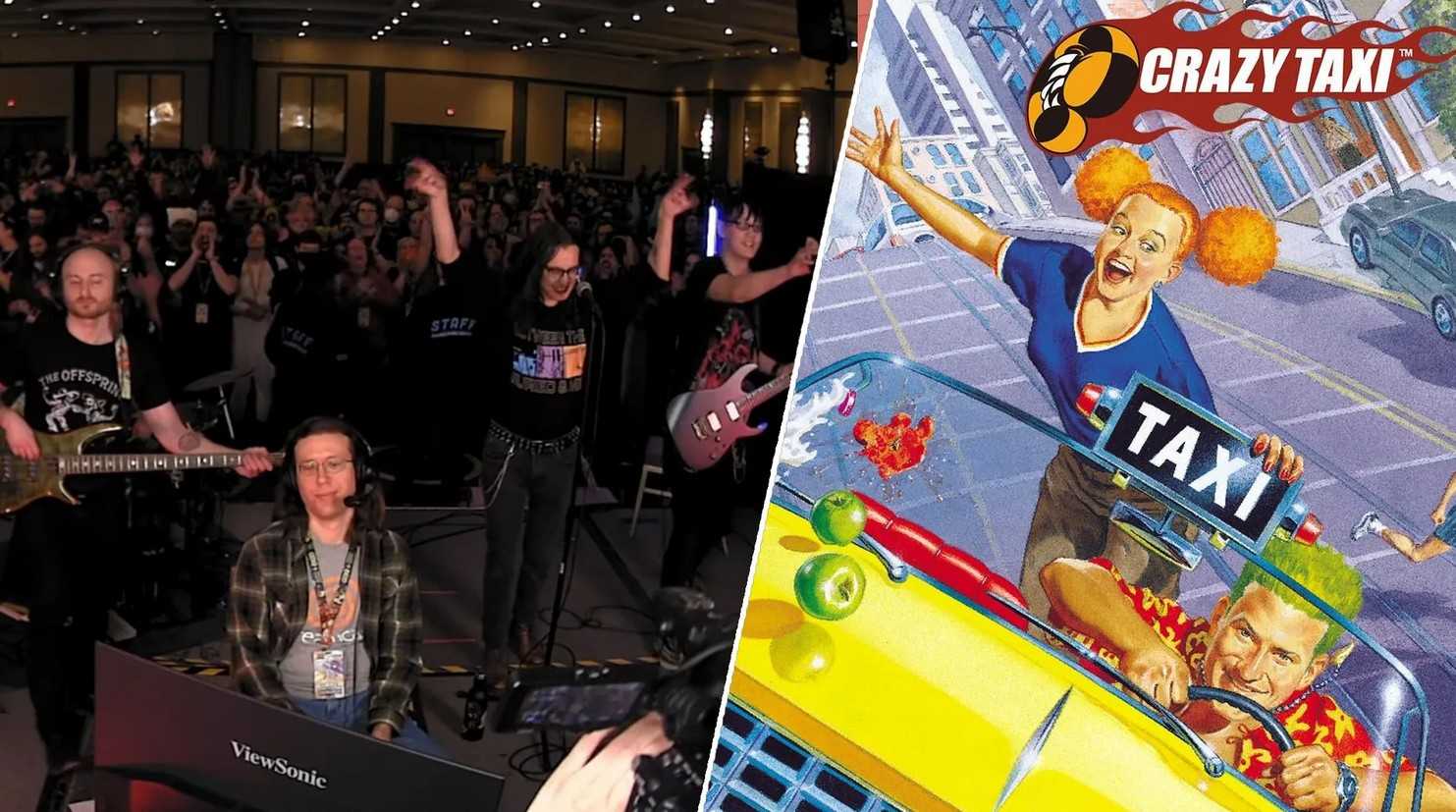 When live music enhances a Crazy Taxi speedrun